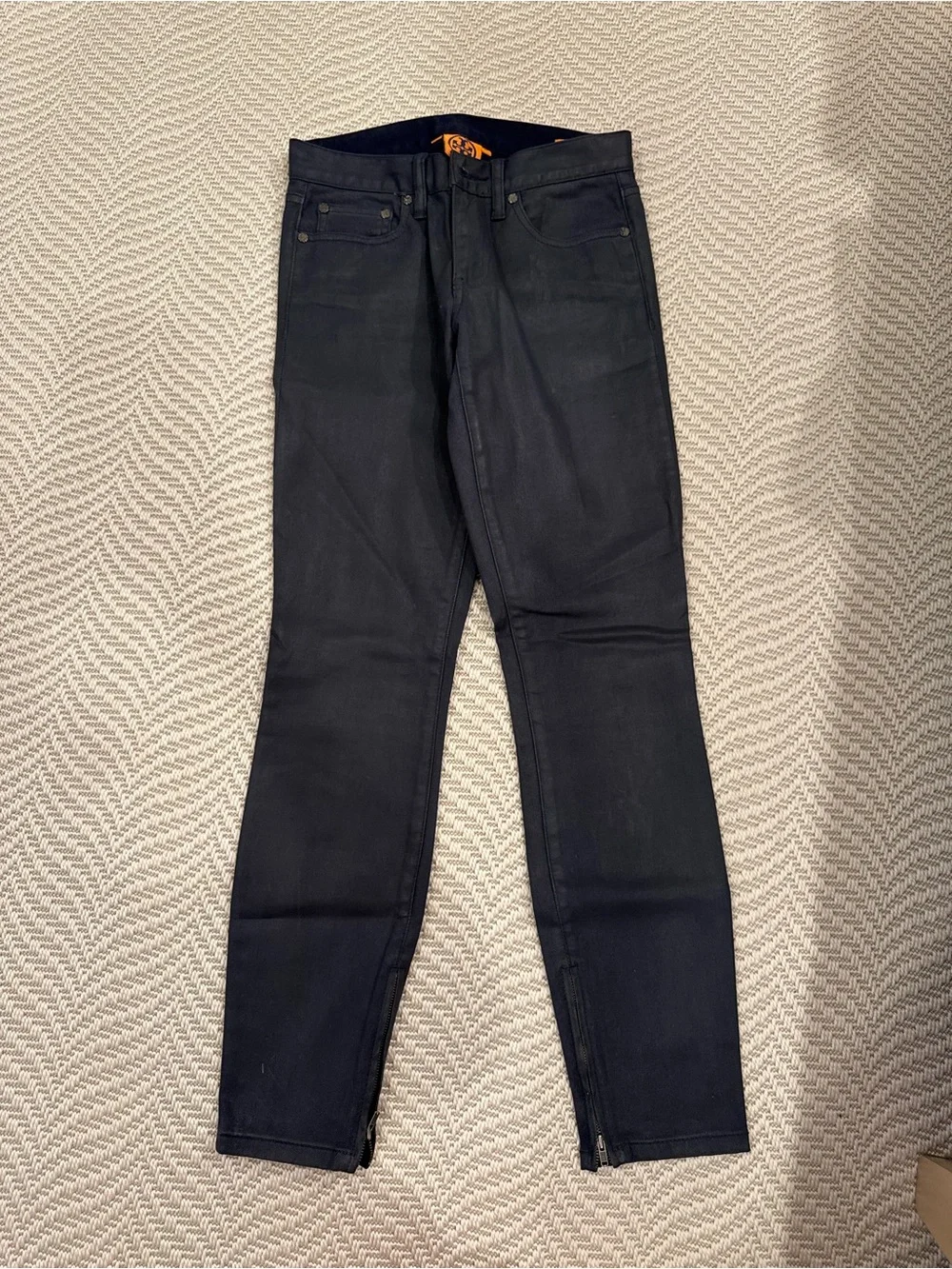 Tory Burch Slim Jeans in Dark Charcoal
